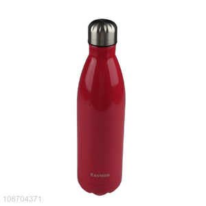 Wholesale stainless steel vacuum insulated sports water bottle for adults