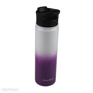 Wholesale double wall vacuum insulated water bottle thermal travel bottle