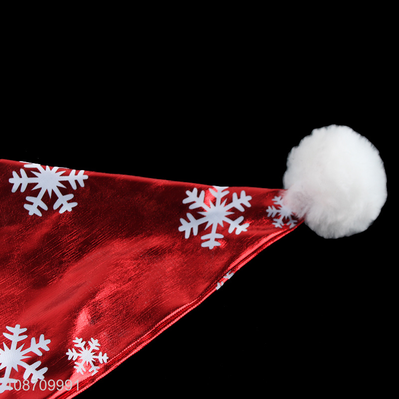 High quality non-woven fabric Christams hat santa hat for men and women
