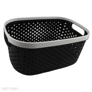 High quality multipurpose plastic storage basket fruit container with handles