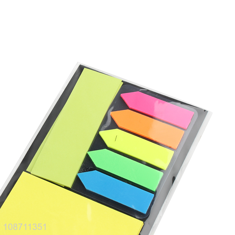Hot items fluorescent colored school office sticky notes set