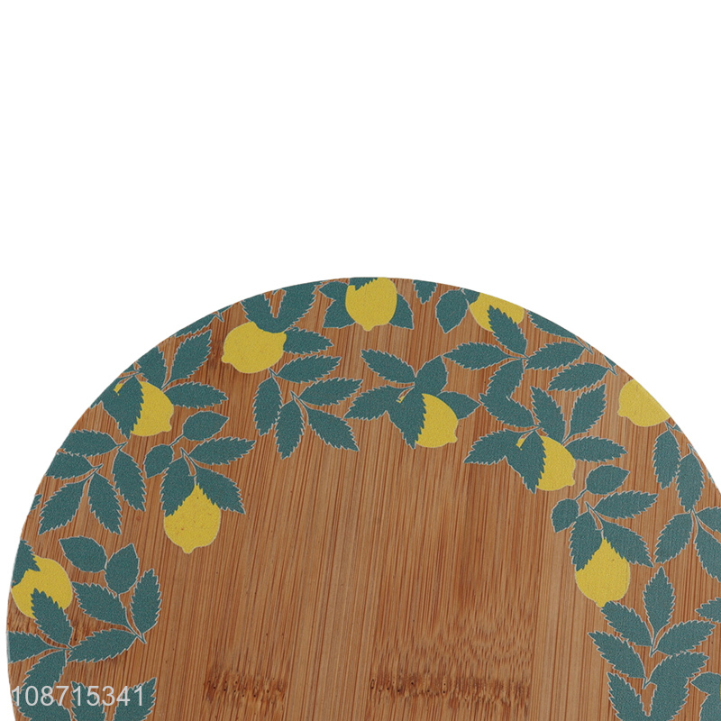 New product custom printed bamboo pizza board cutting board for kitchen