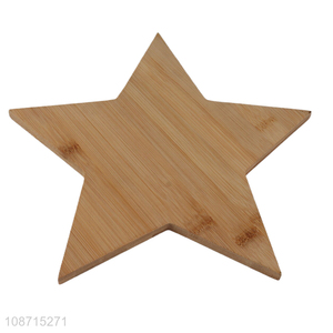 Online wholesale star shape natural bamboo cutting <em>board</em> serving tray