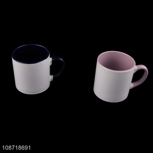 Hot selling porcelain sublimation mug <em>ceramic</em> coffee <em>cup</em> with handle