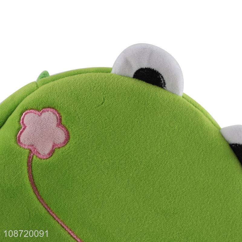 Popular product kawaii cartoon frog crossbody bag fluffy shoulder bag