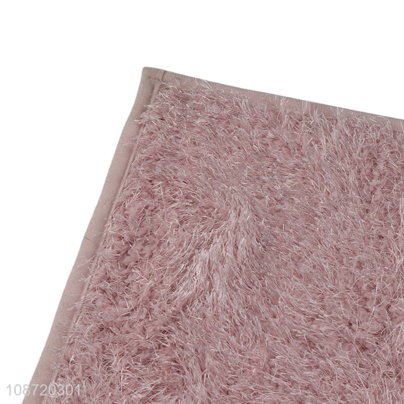 China supplier anti-slip bathroom carpet bathroom rug mat bath mat