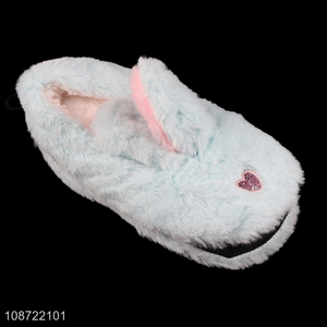 New product women winter warm house slippers cute fluffy indoor shoes