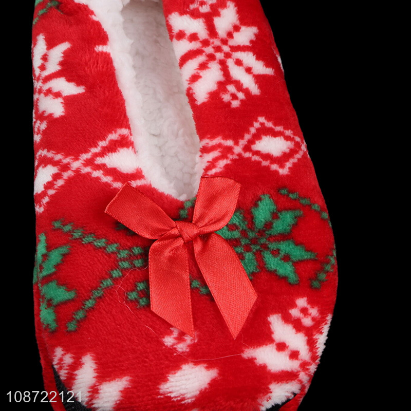 Online wholesale women winter house slippers fuzzy cozy indoor shoes