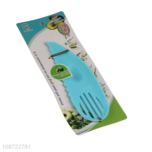 Wholesale bpa free plastic avocado cutter slicer coring tool kitchen gadgets