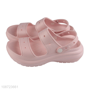 Popular products pink women non-slip summer sandal beach shoes