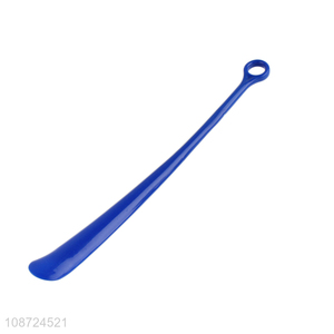 Good quality durable custom logo plastic shoe horn with extra long handle