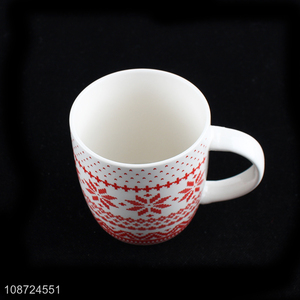 Online wholesale Christmas <em>ceramic</em> mug porcelain water <em>cup</em> with handle