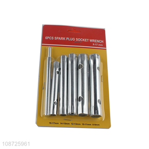 Online wholesale 6pcs spark plug socket wrench box spanner auto repair tools