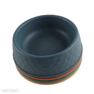 Wholesale pet food and water <em>bowl</em> plastic dish for dog and cat
