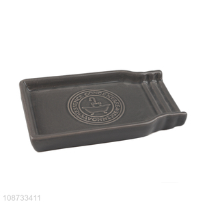 Wholesale ceramic <em>soap</em> tray <em>soap</em> dish for bathroom kitchen