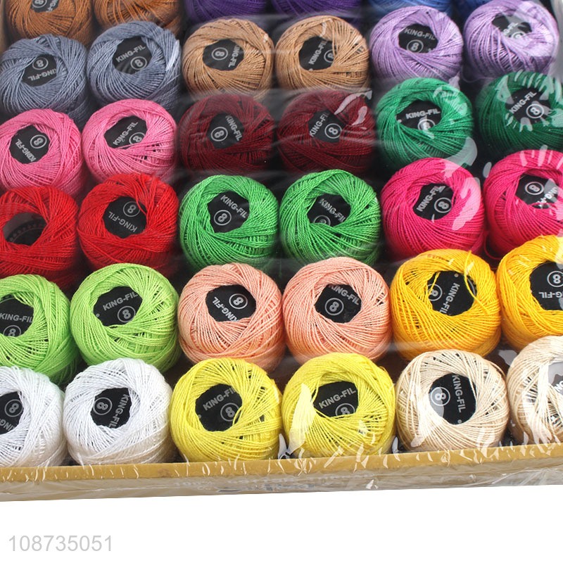 Wholesale 5g/pc cotton cross stitch threads crochet threads for home