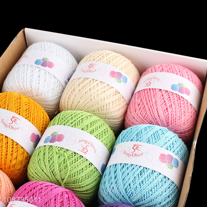 New product 80g/pc 100% cotton embroidery threads crochet threads
