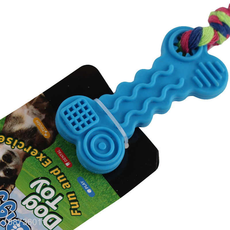 Good quality pets blue chew toys teeth cleaning toys for dog