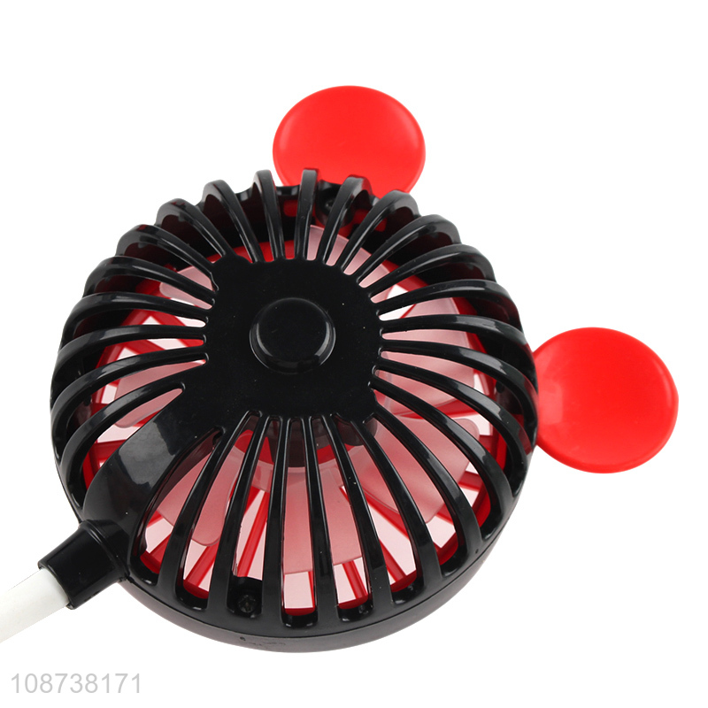 China factory outdoor portable folding neck rechargeable USB mini fan