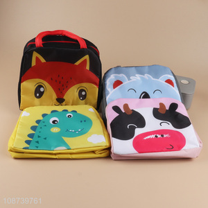 New product cute cartoon animal design insulated lunch bag for kids