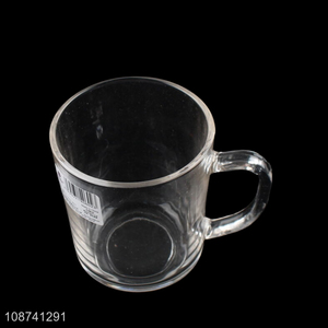 Wholesale clear <em>glass</em> drinking <em>cup</em> thickend coffee mug with handle