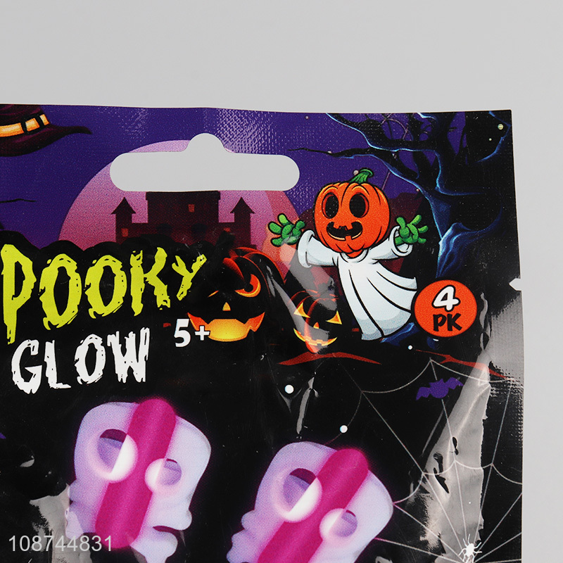 Hot products halloween series glowing toys plastic glowing ring toys wholesale
