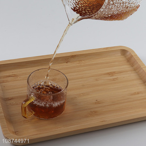 Good quality heat resistance <em>glass</em> coffee mug water <em>cup</em> with handle