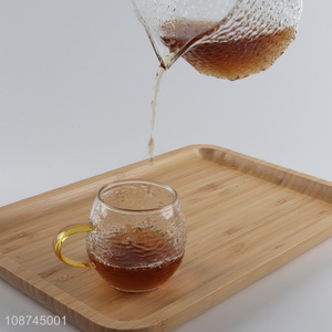 Hot selling <em>glass</em> breakfast <em>cup</em> <em>glass</em> coffee mug tea <em>cup</em> with handle