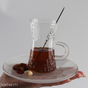 Online wholesale <em>glass</em> tea <em>cup</em> <em>glass</em> coffee mugs for latte espresso