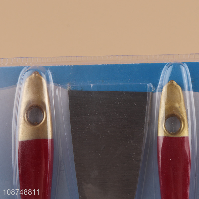 Online wholesale durable paint brush and putty knife scraper set