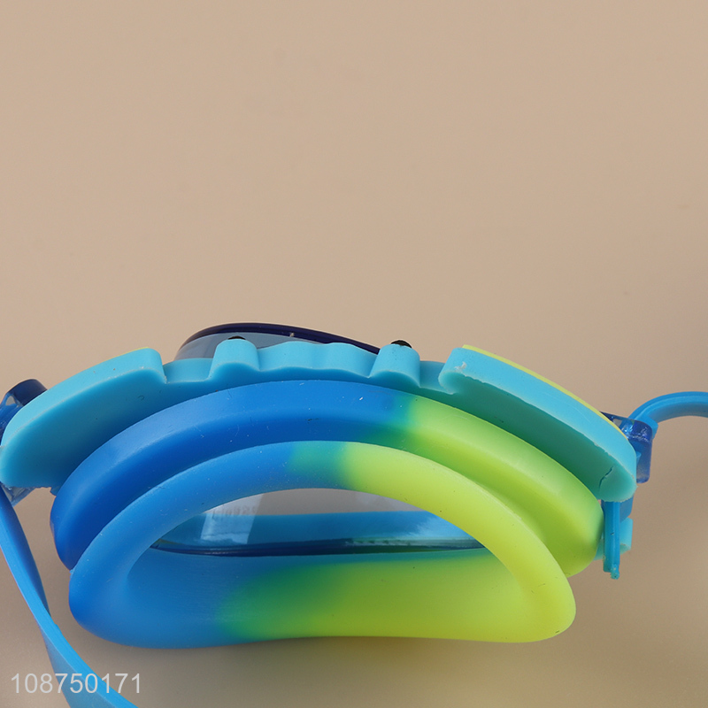 Wholesale anti-fog swim glasses crab shape swimming goggles for kids