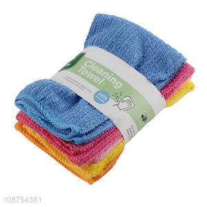 Hot selling multi-purpose microfiber cleaning towel <em>set</em> for kitchen and <em>bathroom</em>