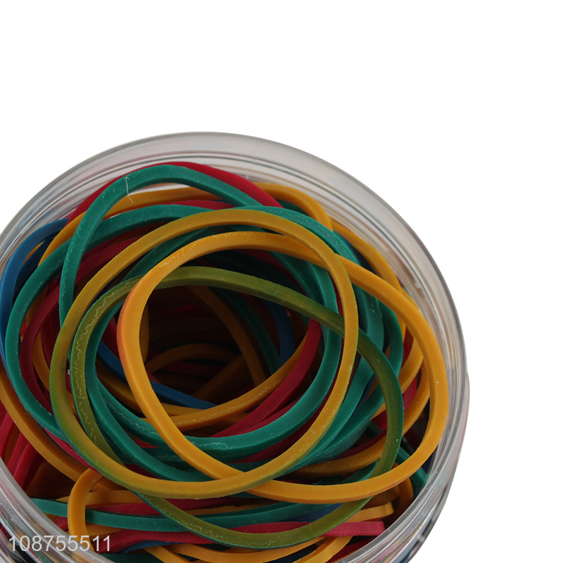 Hot sale colored elastic rubber band set wholesale