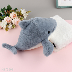 Hot selling soft cartoon dolphins plush toys for gifts