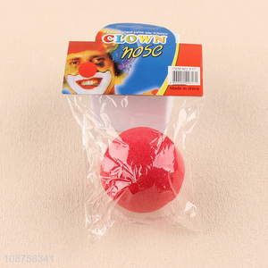 Hot selling clown nose red sponge foam ball
