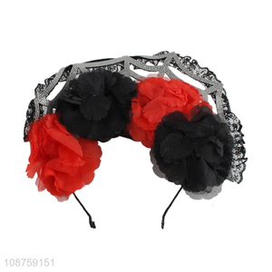 Wholesale Halloween hair hoop flower headband party headwear for women