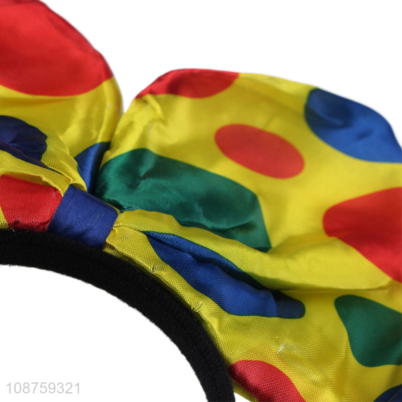 New product clown headbands bowknot hair hoop cosplay costume hairbands
