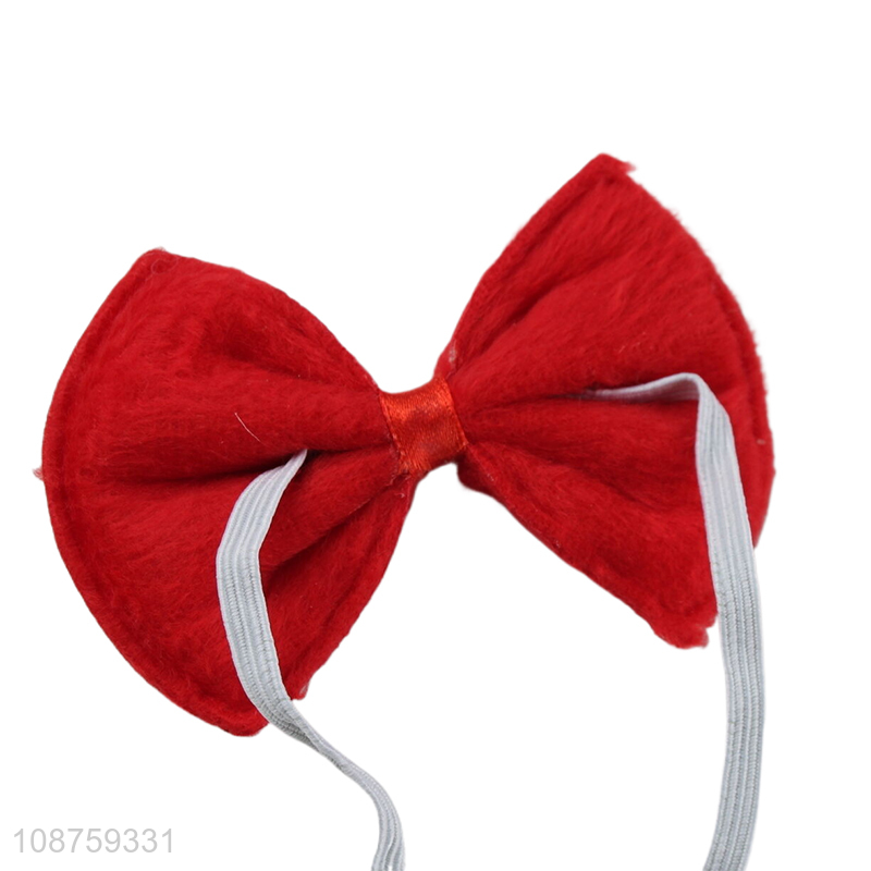 Wholesale Halloween devil horn cosplay costume set headband bow tie tail set