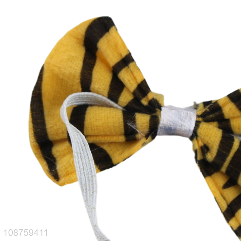 Online wholesale Halloween tiger cosplay headband tail bow tie set costume set