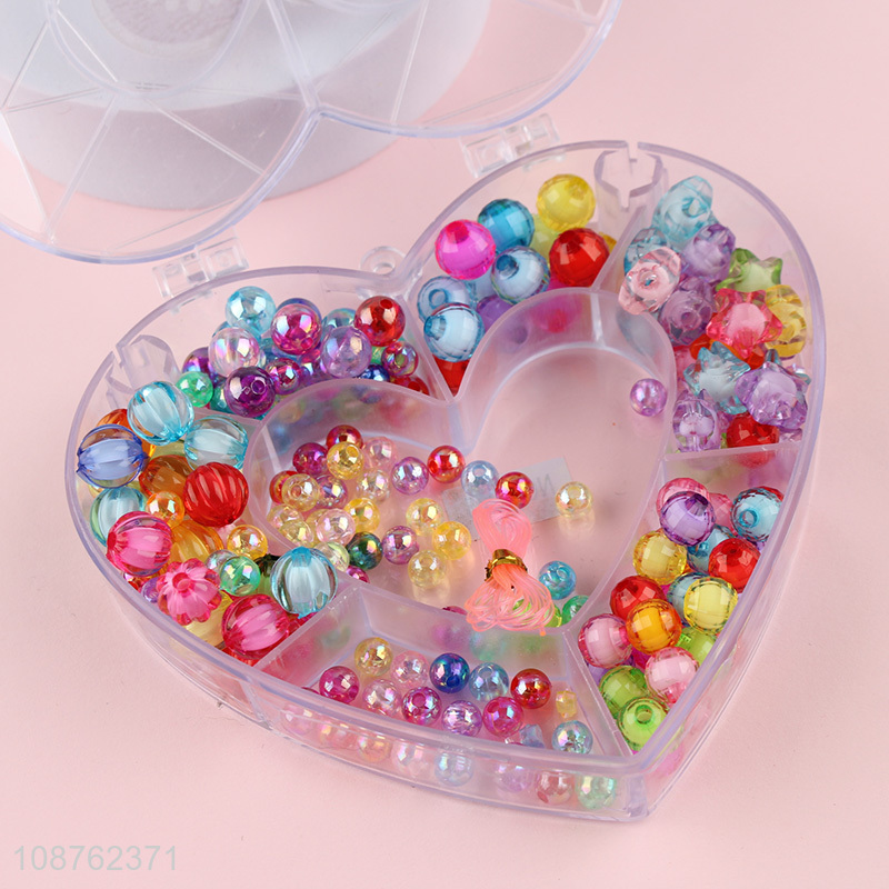 Online wholesale colorful plastic beads jewelry bracelet making kit