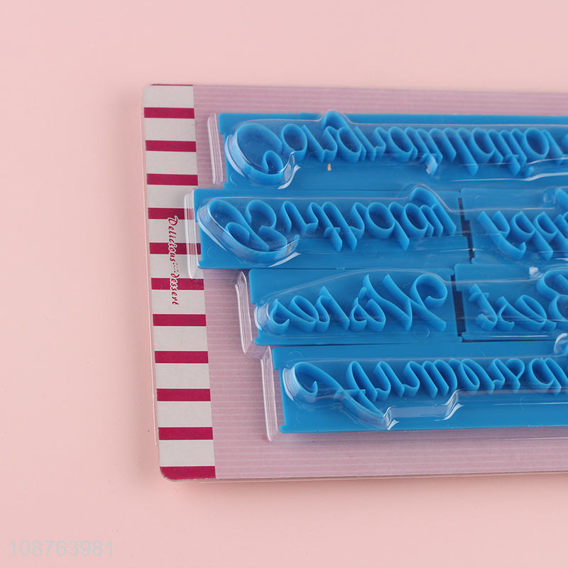 Low price 3D letter handpress cake tools cake embosser mold
