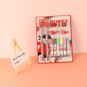 Factory supply stationery set for office school