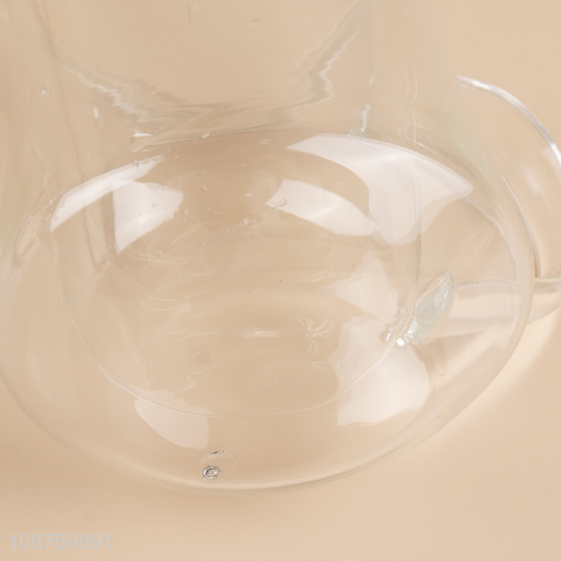 Top quality double-wall glass water cup