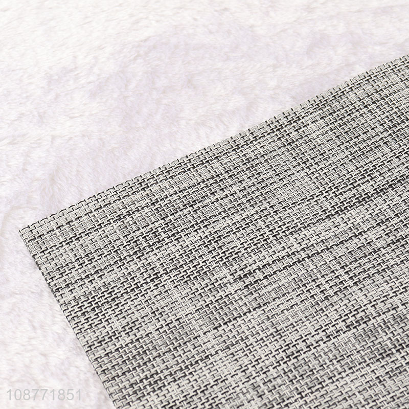 Good quality rectangular woven dining table mat