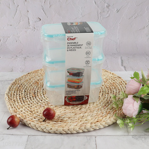 Good quality 3pcs/set airtight food storage containers