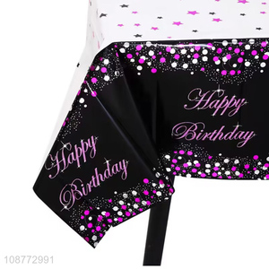 Hot sale birthday party decorative table cover