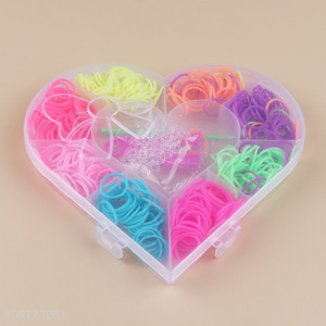 Top selling multicolor kids mini hair rope set