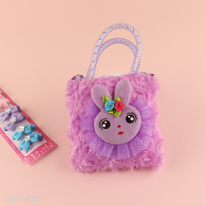 New product plush handbag crossbody bag for kids