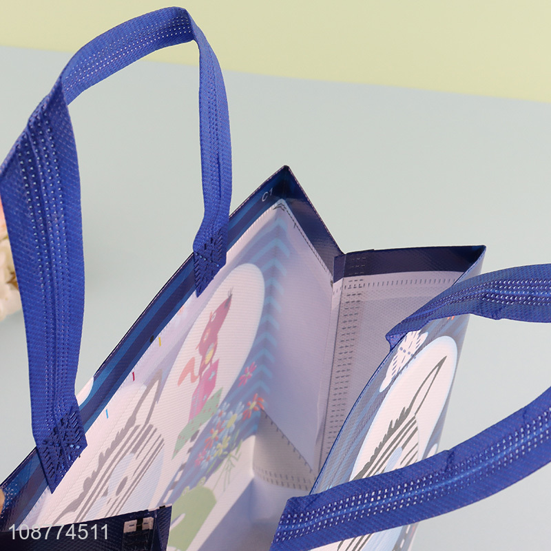 New product cartoon non-woven shopping bag tote bag