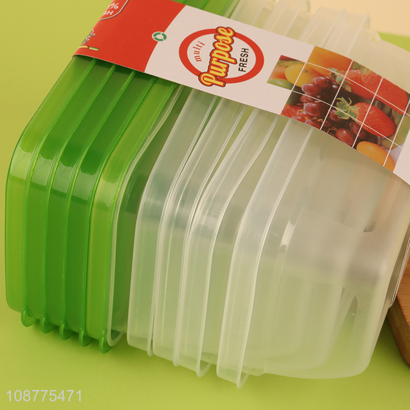 Wholesale 5 pieces 550ml plastic food storage containers